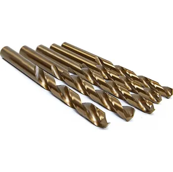 Vrták Vrták spirálový s 5% kobaltu, broušený HSS-Co, 11.0 mm, DIN 338, sada 5ks (TrueTech)