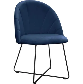 Stylová jídelní židle Ariana Cross 4 - tmavě modrá námořnická