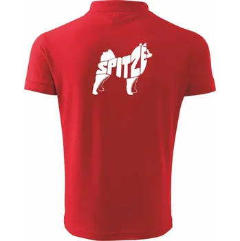 Pánská košile Spitz - Polokošile pánská Pique Polo 203 - XL ( Červená )