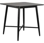 Černý jasanový barový stůl ROWICO LOTTA 90 x 90 cm