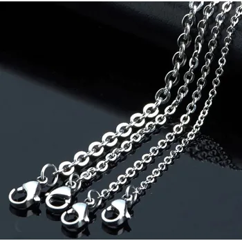 Řetízek Řetízek na krk - Očko ovál - 60 cm - více variant