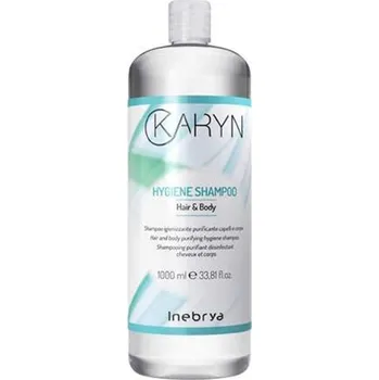 Šampon Inebrya Karyn hygiene Hair&body shampoo 1000ml čistící šampon na tělo i vlasy