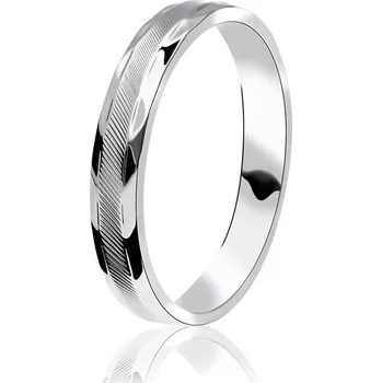 Prsten snubní prsten 20SRI5407(vel.52) Barva: stříbrná