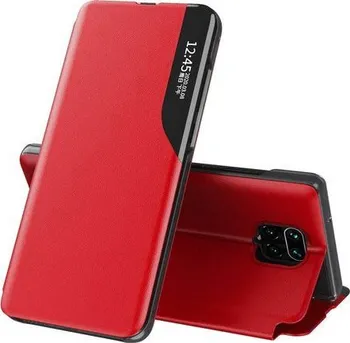 Pouzdro na mobilní telefon Cu-be Smart View pro Xiaomi Redmi Note 10/10S červené