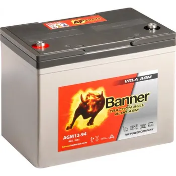 Trakční baterie Trakční baterie Banner AGM 12-94 12V 94Ah C20 / 83Ah C5 Deep cycle (AGM trakční baterie)