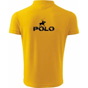 Pánská košile Polo blesk - Polokošile pánská Pique Polo 203 - M ( Žlutá )