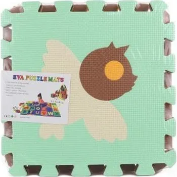 EVA Pěnové puzzle Zvířátka 30x30 cm 9ks