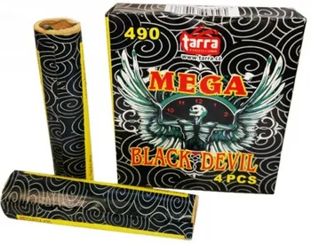 Zábavní pyrotechnika Tarra Pyrotechnik Mega Black Devil 4 ks
