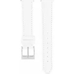 MPM Bílý prošívaný řemínek na hodinky MPM RB.13093.18 (18 cm)