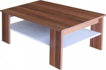 konferenční stolek IDEA nábytek Unex ořech/bílý