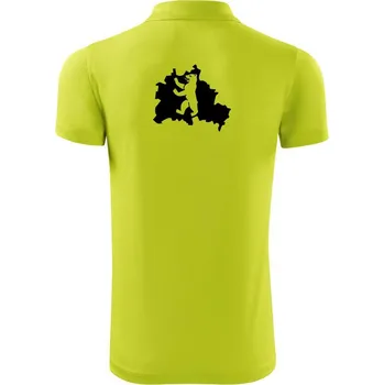 Pánská košile Berlín Erb - Polokošile Victory sportovní (dresovina) - M ( Limetková )