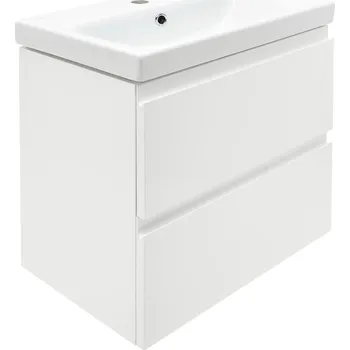 Koupelnový nábytek Koupelnová skříňka s umyvadlem Cersanit Dormo 50x34,5x63 cm bílá lesk SIKONCMO006BL