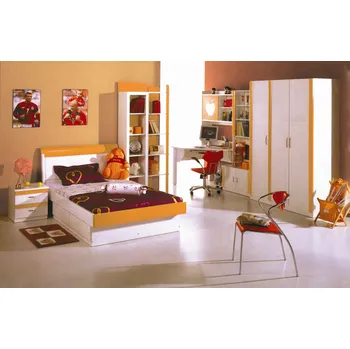 Dětská skříň IBA Nábytek Dětská knihovna Diana (2 barevné provedení) Barevný odstín: Oranžová