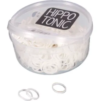 Gumičky do hřívy bílé - 500ks