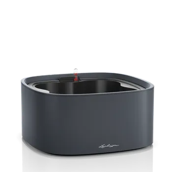 Květináč Lechuza Samozavlažovací květináč nízký Pila color 35 cm, antracit