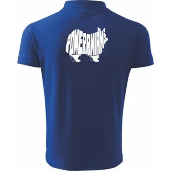 Pánská košile Německý špic - Polokošile pánská Pique Polo 203 - 4XL ( Královská modrá )