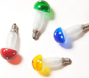 Vánoční osvětlení Exihand Muchomůrka náhradní žárovky 36 ks barevné