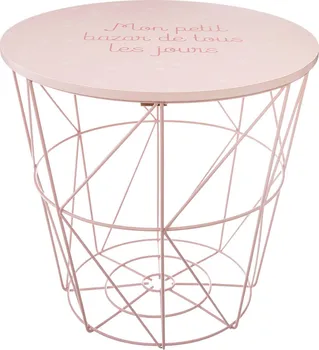 Dětský stůl Atmosphera Odkládací stolek 30 cm růžový 