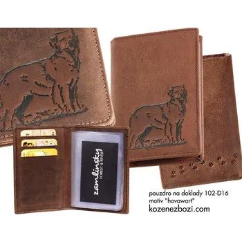 Obal na doklad Pouzdro Na Doklady "Hovawart" - Dárek pro milovníka psů