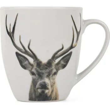 Porcelánový hrnek s jelenem Red Deer - 12*9*10cm/0,4L