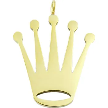 Přívěsek Přívěsek koruna zlatá z chirurgické oceli S11194050