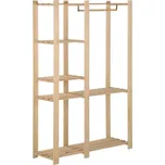 vidaXL 327324 stojan na šaty přírodní