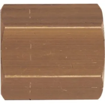 Schneider E770272 - Matice spojovací 1/2"i -1/2"i (mufna), MU-MS-G 1/2i, mosazná