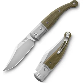 kapesní nůž Zavírací nůž LionSTEEL Gitano Green Canvas Micarta