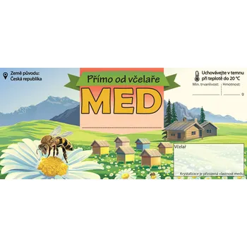 Etiketa MED - obecná, typ 1 - 100 kusů