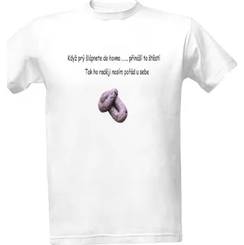 Tričko s potiskem Hovínko pánské