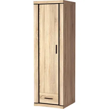 Šatní skříň Policová skříň DALLAS D-19 Levá