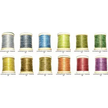Speciální výtvarná barva Sada vázacích nití Tommi-Fly Camouflage Thread 12 barev