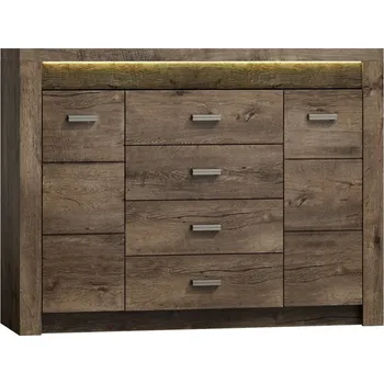 Komoda Komoda dvoudvéřová jasan tmavý INDIANAPOLIS I7