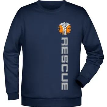 Pánská mikina Mikina Rescue - námořní modrá