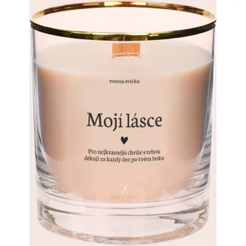 Svíčka Svíčka s věnováním lásce Barva: Krémová