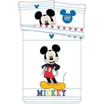 Povlečení JERRY FABRICS Povlečení do postýlky Mickey colors baby Bavlna, 100/135, 40/60 cm