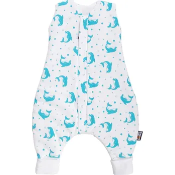 Kaarsgaren Bio spací pytel s nožičkami 60 cm delfínci aqua