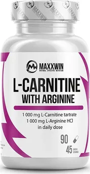 Spalovač tuku MaxxWin L-Carnitine + Arginine 90 cps.