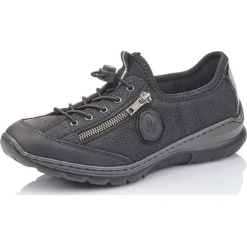 Dámské polobotky DÁMSKÉ POLOBOTKY RIEKER L3263-00 ČERNÁ Barva: Černá, Velikost: 38