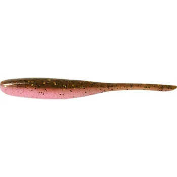 Umělá nástraha Keitech Gumová nástraha Shad Impact 2'' Green Pumpkin Pink 5,8cm/12ks