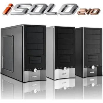 PC skříň GIGABYTE iSOLO Metallic Gray (GZ-AA1CB-SNG) - vystavený kus