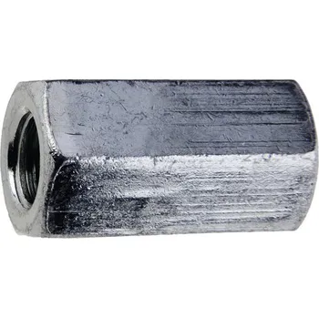 Matice Matice prodlužovací M14 šestihranná, zinek bílý, 4ks