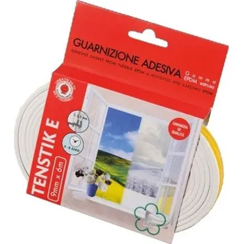 Těsnění do okna a dveří Den Braven B45504 Samolepicí těsnicí EPDM páska 9x8mm, délka 6 m, profil D, bílá