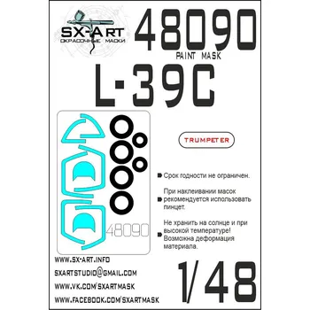 Plastikový model SX-ART 1/48 L-39C Painting mask (TRUMP)