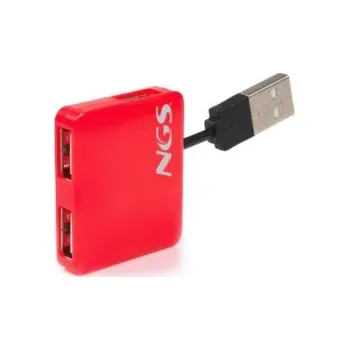 USB hub NGS Connectivity REDMICROHUB (USB 2.0 HUB 4PORTS)