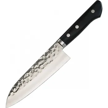 Kuchyňský nůž Kanetsune Hammered Santoku, 165 mm