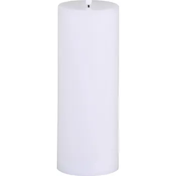 Svíčka Chic Antique Candle led - Ø 7,5 *20cm bílá