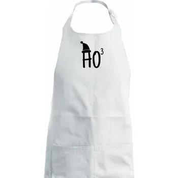 Kuchyňská zástěra Ho3 - Dámská zástěra na vaření - Univerzální velikost ( Bílá )