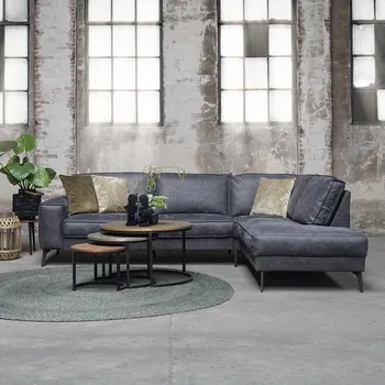 Sedací souprava MAMBA rohová sedací souprava Micky, pravá, šedá