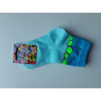 Ponožky bublinky Světlemodrá Tyrkys 22-23 (odpovídá 33-35 EU obuv) velikost ponožková